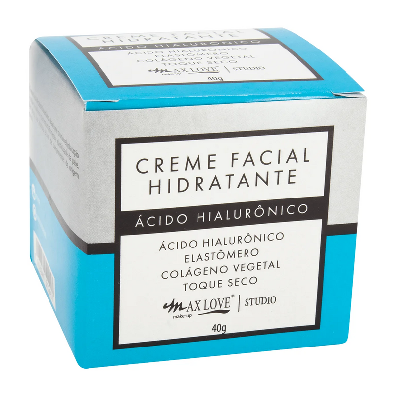 Creme Facial Hidratante Ácido Hialurônico - Max Love