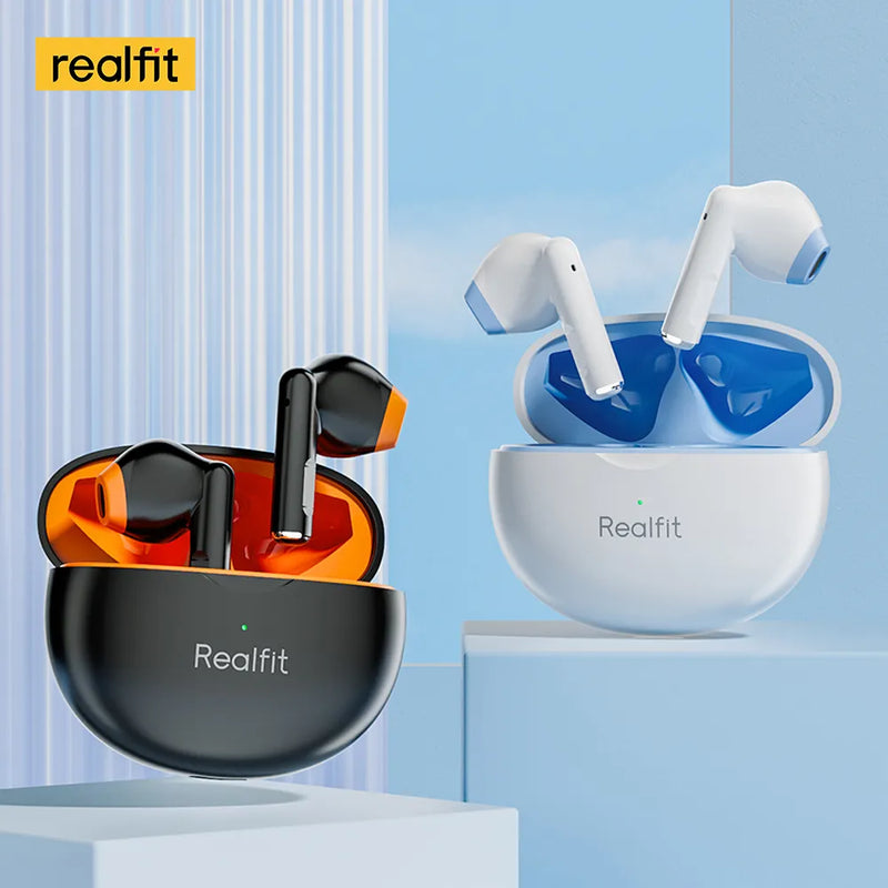 Realfit-F2 Fone de ouvido Bluetooth, excelente qualidade HiFi