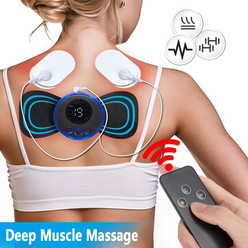 Massageador De Pescoço EMS Estimulador Muscular,