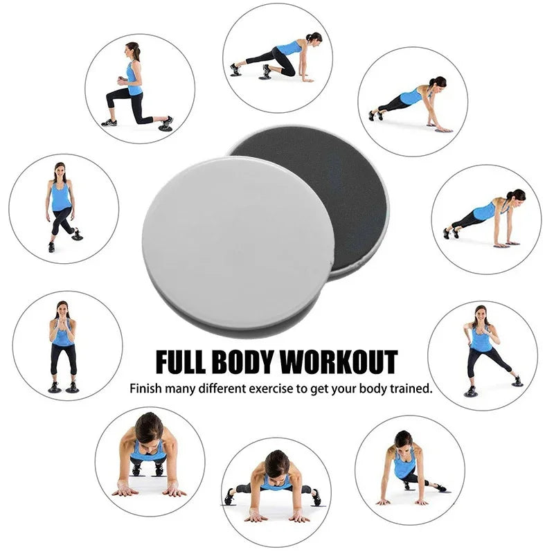 Discos de fitness para exercício, placa deslizante para ioga, academia, equipamento de exercício de treinamento abdominal