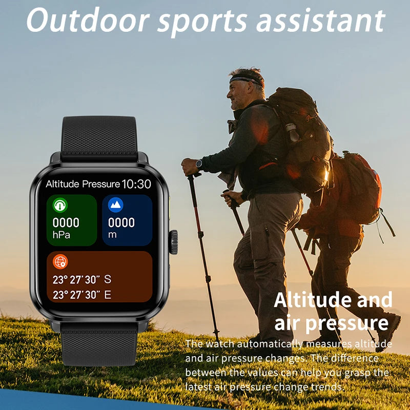 SmartWatch para homens e mulheres, Bluetooth Call, GPS Sport