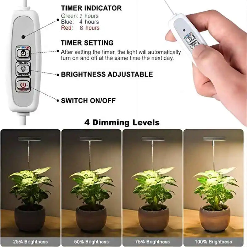 Lâmpada led para cultivo de plantas, espectro completo, lâmpada fito, usb, para plantas, 5v, iluminação para crescimento de plantas, para plantas de interior